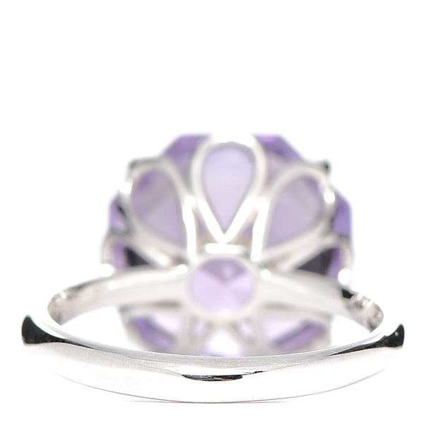 Tiffany & Co Amethyst Sparklers Cocktail Flower Ring