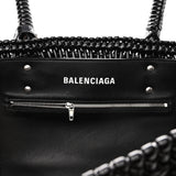 Balenciaga Black XL Giant Bistro Basket Tote Bag