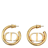 Christian Dior Gold 30 Montaigne Earrings
