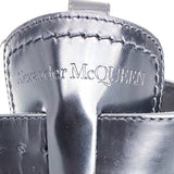 Alexander McQueen Black Leather Rave Buckle Boots 37.5