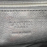 Lanvin Black Leather Kentucky Tote Bag