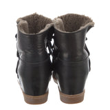 Isabel Marant Black Shearling Nowles Boots