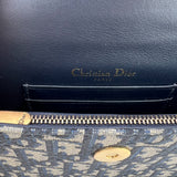 Christian Dior Blue Oblique Saddle Belt Pouch Bag