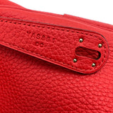 Hermes Rouge Tomate Clemence Lindy 30