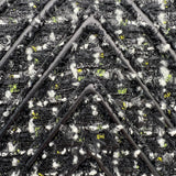 Chanel Black and Yellow Tweed Boy Bag