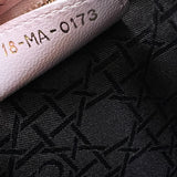 Christian Dior Light Pink Lambskin Cannage Medium Lady Dior Bag 18-MA-0173