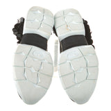 Emilio Pucci Black City One Sequin Ruffle Sneakers