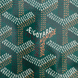 Goyard Green Goyardine Sainte-Marie MM Foldable Clutch Bag