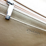 Chanel Beige Caviar Quilted Classic Jumbo Single Flap Bag