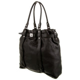 Lanvin Black Leather Kentucky Tote Bag