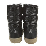 Isabel Marant Black Vinyl Zerik Snow Boots 36