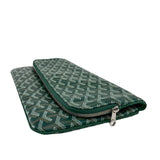 Goyard Green Goyardine Sainte-Marie MM Foldable Clutch Bag