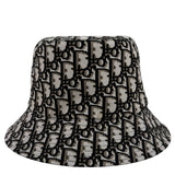 Christian Dior Black Nylon Oblique Reversible Teddy-D Brim Bucket Hat