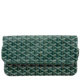 Goyard Green Sainte-Marie MM Foldable Clutch Bag