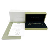 Van Cleef & Arpels 18K Yellow Gold Green Malachite Bracelet