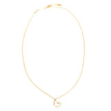 Van Cleef & Arpels 18K Yellow Gold Mother of Pearl Sweet Alhambra Butterfly Necklace