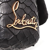 Christian Louboutin Black Snakeskin Sweet Charity Bag