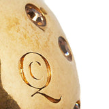 Alexander Mcqueen Leather Art Deco Studded Skull Box Clutch Bag Logo