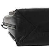 Balenciaga Black Calfskin Leather Papier Za Blackout B4 Perforated Leather Tote