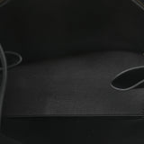 Balenciaga Black Calfskin Leather Papier Za Blackout B4 Perforated Leather Tote