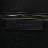 Balenciaga Black Calfskin Leather Papier Za Blackout B4 Perforated Leather Tote