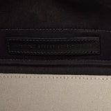 Balenciaga Ecru Canvas Leather Navy Cabas XL Tote Bag