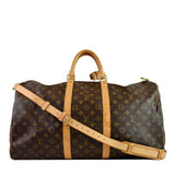 Louis Vuitton Vintage Monogram Keepall Bandouliere 55 Travel Bag