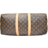 Louis Vuitton Monogram Canvas Keepall Bandouliere 45 Travel Bag Bottom View