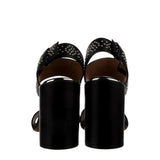 Givenchy Black Studded Leather Sandals