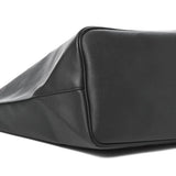 Black Textured Coated Canvas Bambi Antigona Large Tote Bag - LUXYBIT