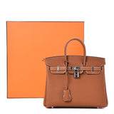 Hermes Gold Togo Leather Gold Plated Birkin 25  - Luxybit