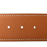Hermes 38mm Gold Epsom/Etain Swift Leather Gold Plated Constance H Belt 80
