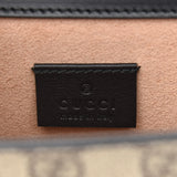 Gucci Black Gold Osiride Small GG Supreme Shoulder Bag