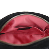 Gucci Black Velvet Matelasse GG Marmont Waist Belt Bag 85 34