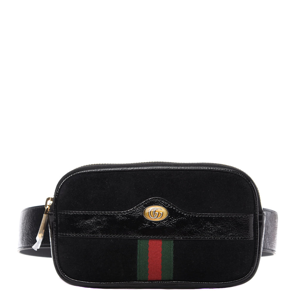 Gucci GG Supreme Mini Ophidia Iphone Belt Bag Dark Brown 85 34