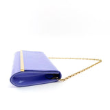 Louis Vuitton Monogram Vernis Ana Clutch Bag Lilac