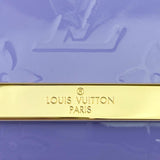 LV Monogram Vernis Ana Clutch Bag Lilac.