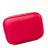 Chanel Pink Quilted Lambskin Top Handle Mini Vanity Case Chain Bag