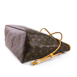 Monogram Canvas Neverfull MM NM Tote Bag.