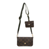 Louis Vuitton Khaki Green Monogram Felicie Strap & Go Microchip