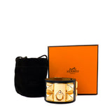 Hermes Black Box Leather Gold Hardware Collier de Chien Bracelet - Luxybit