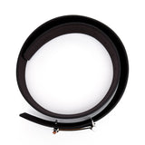 Hermes 38mm Black Box/Brown Togo Leather Silver H D'Ancre Belt 80