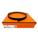Hermes Black Leather Belt