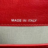 Caviar Leather CC Classic Flap Wallet Red.