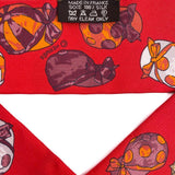 Silk Jockey Twilly Scarf Rouge Orange Grenat.