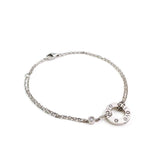 Diamond Love Bracelet 18K White Gold.