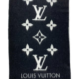 Monogram Cashmere Reykjavik Scarf Shawl Black.