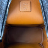 Visetos Coated Canvas Stark Side Stud Backpack Black.