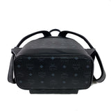 Visetos Coated Canvas Stark Side Stud Backpack Black.