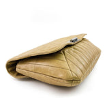 Hurrah Quilted Leather Shoulder Bag Beige Khaki.